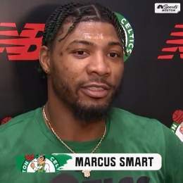"I'm gonna let Fred do all the talking for me"  Marcus Smart shares his thoughts on Fred VanVleet's comments criticizing the referees after last night's Raptors-Clippers game