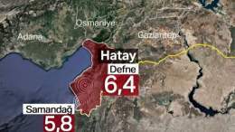 More than 750 people suffered in a new earthquakes on Turkey-Syria border.  Seven people were killed.