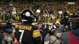 Na &uacute;ltima vez que Steelers e Browns se enfrentaram, a torcida de Pittsburgh deu seu &uacute;ltimo adeus ao &iacute;dolo Big Ben Roethlisberger.  #HereWeGo