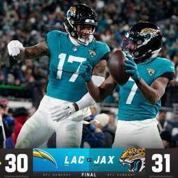 What. A. Comeback.   #DUUUVAL | #NFLPlayoffs | #LACvsJAX