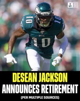 Congrats on an amazing career  @DeSeanJackson10