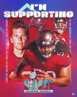 #GoBucs !  RT if you're supporting the @Buccaneers in the #NFLPlayoffs.