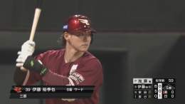 新球場 #エスコンフィールド 北海道 最初のホームラン!  5回表 #イーグルス #伊藤裕季也 のひと振り!  #プロ野球 #日本ハム &times; #楽天 #BS1 で放送中!  新球場への期待などメッセージ募集中  #野球には夢がある で40文字以内でツイート  #lovefighters #RakutenEagles