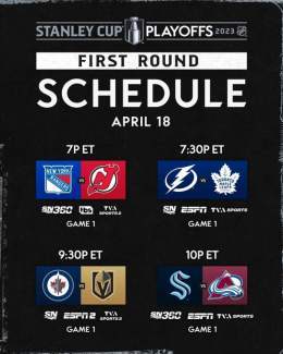 GAME ONE, PART TWO.  #StanleyCup  Who's winning these matchups?