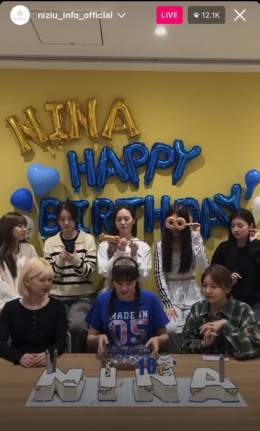 230327 | NiziU Instagram Live!  Happy Nina Day   #NiziU #ニジュー #니쥬 @NiziU__official