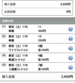 #ダイヤモンドS   \u25ce  11  スタッドリー 〇  15  ウインキートス \u25b2   4  ミクソロジー \u2606  12  マリノアズラ \u25b3   9  ヴェローチェオロ \u25b3  14  トーセンカンビーナ