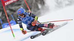 SHE HAS DONE IT!  With her rd alpine ski World Cup victory, Mikaela Shiffrin breaks the career wins record for a female athlete.  #Kronplatz