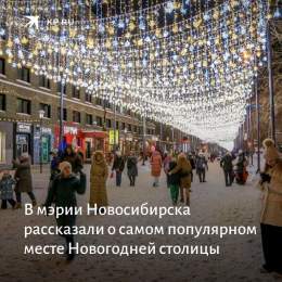 С 23 по 31 января на портале &laquo;Госуслуг&raquo; проходил опрос. Местных жителей спрашивали, чем им запомнился праздник. Оказалось, что больше всего новосибирцам понравилась пешеходная улица Ленина: