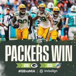 Had ourselves a merry little Christmas!    #GBvsMIA | #GoPackGo