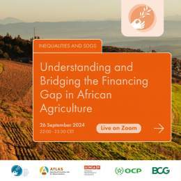 Join our ATLAS session on the sidelines of #UNGA79 to address the $200B financing gap in African agriculture!  Co-hosted by @UM6P_officiel, @OCPGroup, @BCG. In partnership with @Somalia, with top leaders from public, private &amp; philanthropic secto