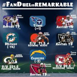 MERCH CONTEST GIVEAWAY   Pick your 3 favorite bets from the graphic below &amp; TWEET THEM WITH #FanDuelisREMARKABLE   If all 3 hit..you&rsquo;ll be automatically entered to potentially win some merch   LETS HAVE A DAMN DAY