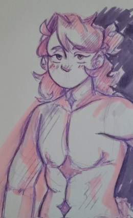 Also pink n purbl bebo because of course what else would dustin draw h2g