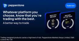Choose a better way to trade.  Trade now with Pepperstone.