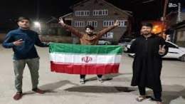 مظاهرة في إقليم كشمير الهندي تنديدًا بالعدوان الأمريكي على إيران