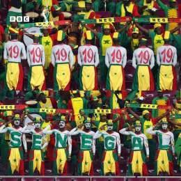 Standing ovation from Senegal fans honor No.19 Papa Bouba Diop on the 2-year anniversary of his passing    Ecuador vs Senegal KICK-OFF  : @BBCMOTD