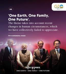 The greatest challenges the world faces today, can only be solved, by acting together. #G20India
