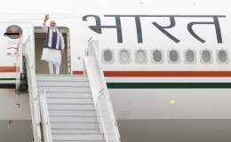 Prime Minister @narendramodi emplanes for the USA visit. He will be attending programmes in New York City and Washington DC.