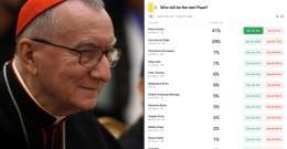 BREAKING: Cardinal Pietro Parolin is the frontrunner to succeed Pope Francis as leader of the Catholic Church.  See the full list of candidates &amp; realtime papacy odds, only on Polymarket ⠀From poly.market