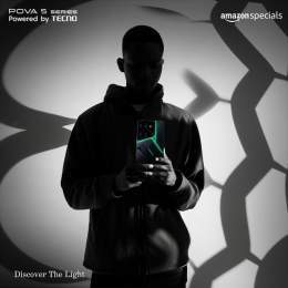 Come to the 'Light'er Side of Life!  #DiscoverTheLight with POVA 5 Pro  | Sale starts from August 22nd, only on @amazonIN.  On a scale of 1 to 10, how excited you are for the launch of #POVA5Pro.  Know More:   #TECNO