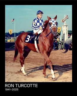 We mourn the loss of iconic Triple Crown winning jockey Ron Turcotte. Ron wasn't just a jockey, but a legend who defined an era. He will forever be remembered as one of the greats. Our hearts are with his family and friends during this difficult time