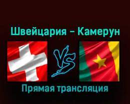 Швейцария &mdash; Камерун 24 ноября 2022 года прямая трансляция