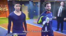 Achraf Hakimi after his red card vs Ajaccio :   "This is France."