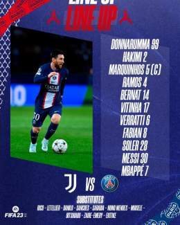 Le  de d&eacute;part  @juventusfc   #JUVPSG I @EASPORTSFIFA