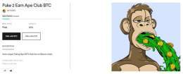 Puke 2 Earn Ape Club BTC - the first free to mint NFT collection on #Bitcoin  chain  Mint right now:   We will publish the list of all offical Ordinal IDs after the mint is done  #BitcoinNFT #Ordinalsnft #BTCnft