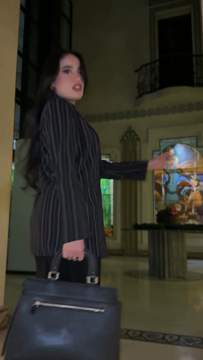 &bull;kill them with development with selfloveOutfit from: @FashionNovaSearch for: Katalia Pinstripe Blazer - BlackMy Perfect Trouser Pant - Black
