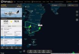 MULTI FR24 CIRCLING ALERT : At time Tue Sep 20 03:39:44 2022 #JA79MK was likely to be circling at FL29 11nm from MZE Miyazaki_VOR-DME_JP  near 宮崎市, 宮崎県, 880-8505, 日本 #AvGeek #ADSB