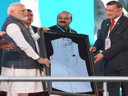 #PMModi wears a special blue jacket in Parliament.  -The Jacket @narendramodi ji wore in Parliament is special because it has been made from recycled #PETBottles.  - #PMModi has always been at the forefront in the effort to make d fight against clima