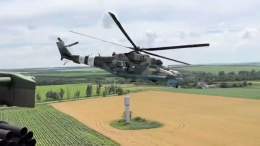 Ukrainian Mi-24 helicopter.