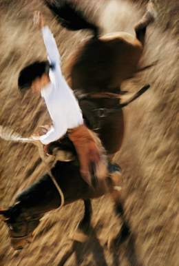 Bronco Rider, California 1957 by Ernst Haas
