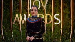 First time on @joyawards.official &lsquo;s carpet\ud83d\udcabThank you for the great hospitality????\ud83c\udffc And being nominated is also a win\u2728Dress: @samo_hagras Hair: @haithamdahab00 Makeup: @charbel.assaf.makeup Styling by @mennaraeis