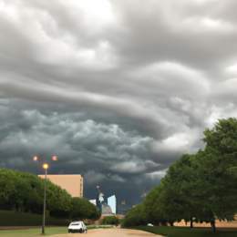Stay safe North Texas! High winds have caused power outages and hail has broken windows. Reports of a possible tornado have been made. Stay inside and be safe! #DallasWeather #StormSystem #NorthTexas