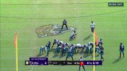 A 55 yarder is no problem for the best to ever do it.   @jtuck9 gives us a 9-7 lead in the second quarter. Tune in now on CBS.0:1023.9K views