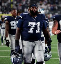 Jason Peters has never lost a game as a member of the Dallas Cowboys  : Elsa/Getty Images