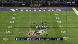 The fact that Brett Maher drilled this so perfectly after officials tried to rob him of glory is so awesome.  (via @NFL)