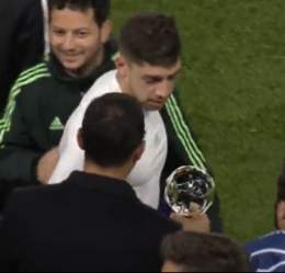 Valverde was a little surprised by winning the MOTM award