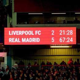 We really did this to Liverpool at their own background. Real Madrid makes it look easy.