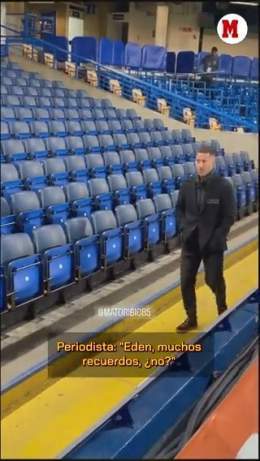 チェルシー戦後のアザール  『(スタンフォード･ブリッジに)多くの思い出があるよね？』  アザール『多くの思い出！』  『良い思い出？』  アザール『すべて良い思い出だ！』  #UCL