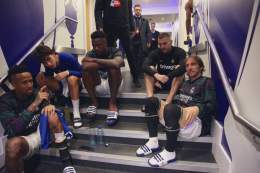 マドリー vs チェルシーの試合後のトンネル  #UCL