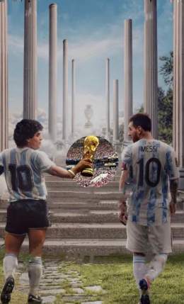 #FIFAワールドカップ メッシが絶対やってくれる。信じてる。じゃなきゃ世の中おかしい。 #メッシ #サッカーW杯 #アルゼンチン対フランス #絶対勝つ