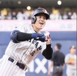 大谷翔平&larr;WBC日本代表 ディマリア&rarr;W杯アルゼンチン代表 このポーズの躍動感よ&hellip;