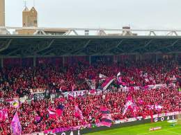 Jリーグ開幕戦  17,928人のみなさまにお会いできました  新潟から #アルビレックス新潟 サポーターのみなさま ホーム #セレッソ大阪 サポーターのみなさま  たくさんのご来場ありがとうございました  #ヨドコウ桜スタジアム  #Jリーグ開幕