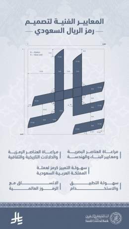 يتسق مع الرموز العالمية ويَسهُل تطبيقه واستخدامه. اطلع على المعايير الفنية لتصميم #رمز_الريال_السعودي.  #البنك_المركزي_السعودي