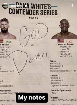 I think Bo Nickal is guaranteed to get a UFC contract tonight  (via @danawhite)