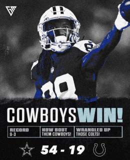 THE DALLAS COWBOYS WILL WIN THE SUPER BOWL.