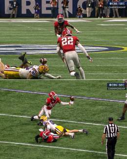 WHAT AN INT  @GeorgiaFootball