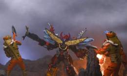 A clear pic of Legend King-Ohger, the 13 Shugod combo, from Telemaga    #KingOhger #王様戦隊キングオージャー #キングオージャー